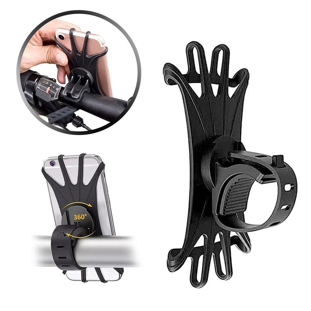 Suporte de Celular de Bicicleta de Silicone