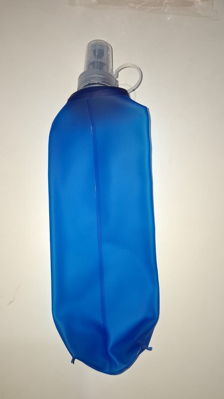 Garrafa de água dobrável de silicone 500ml