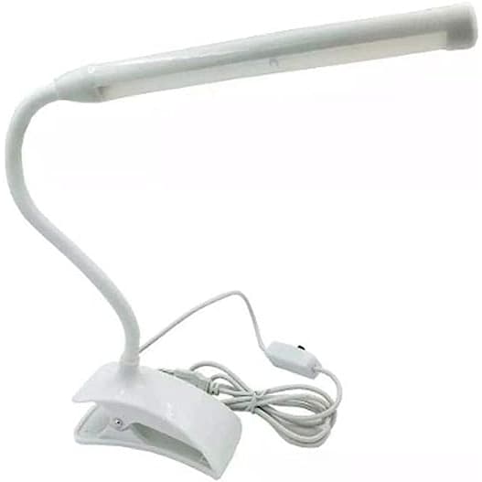 Luminária Flexível Tubo 13 LEDs com Clipe Prendedor