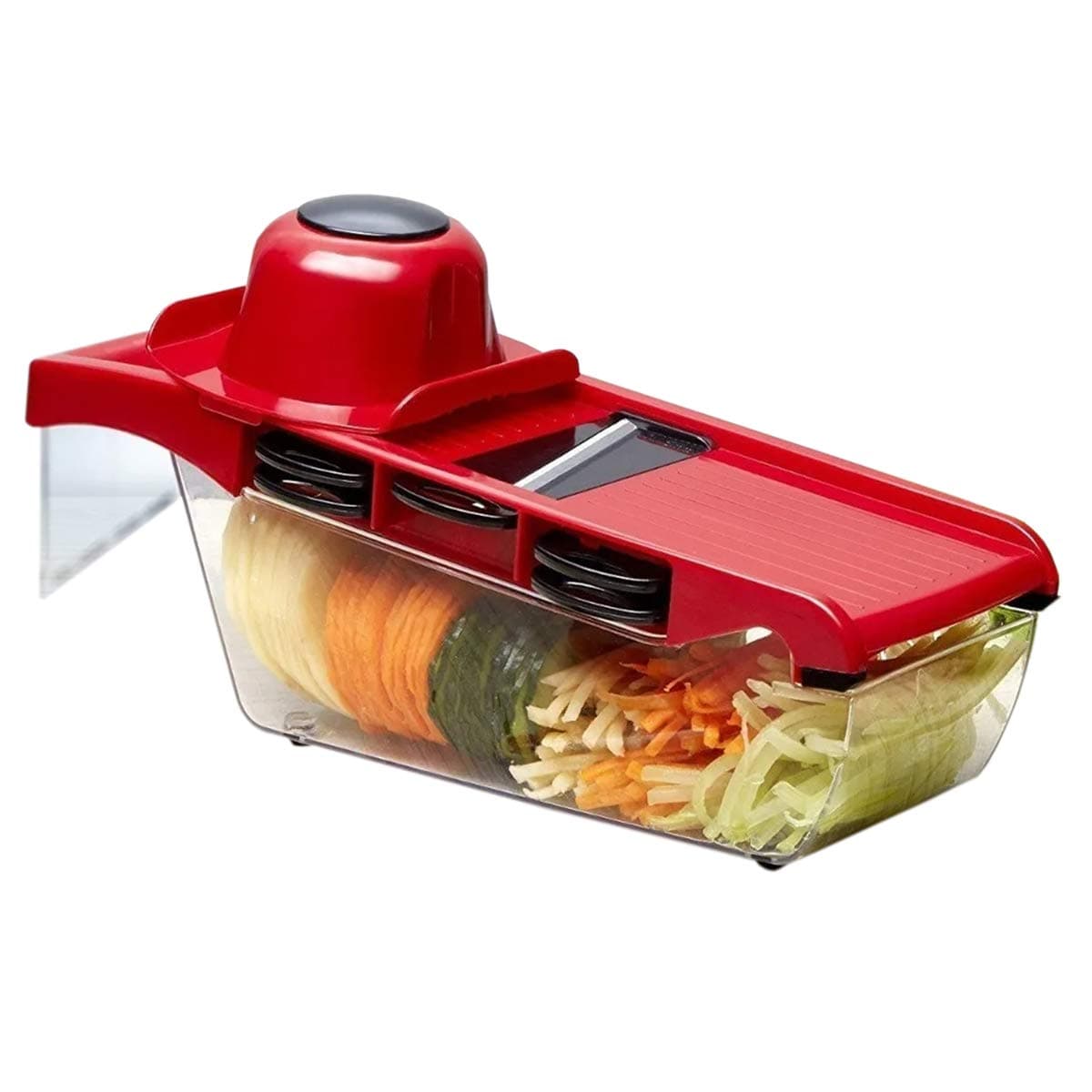 Mandoline Slicer Nicer Fatiador Cortador De Legumes 6 Em 1