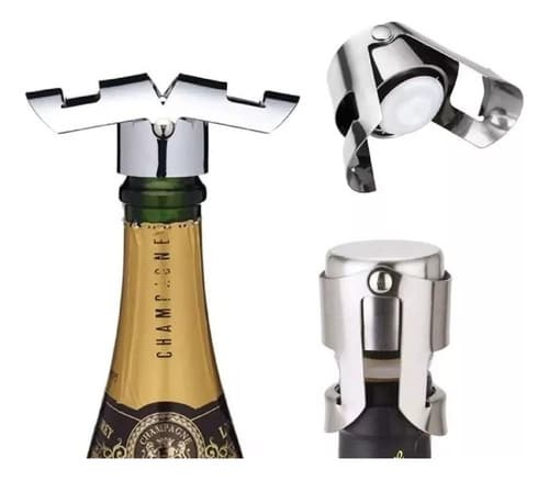 KIT Tampa de Pressão de Inox Para Vinho - 1UN