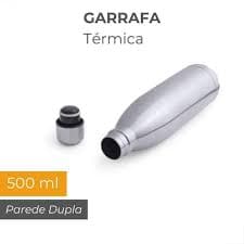 Garrafa Térmica Inox de 1 Litro - Parede Dupla (Térmica)