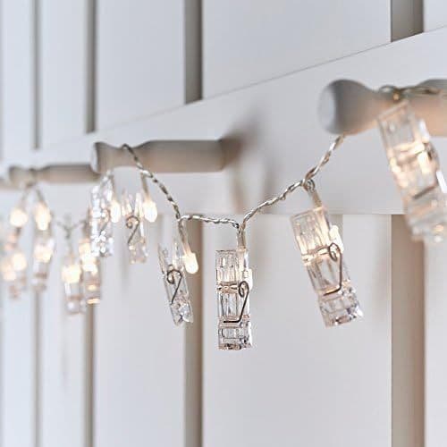 Varal LED Com Pregadores Para Fotos
