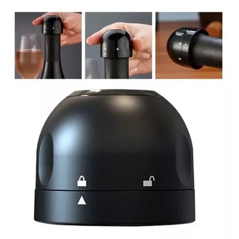 Kit Rolha de Vinho Preta