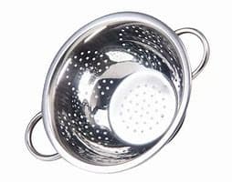 Escorredor de macarrão multiuso 24cm INOX