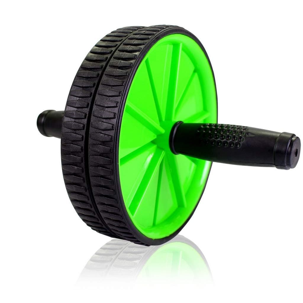 Roda Exercícios Abdominal Funcional Rolo Fitness Treino Multicor