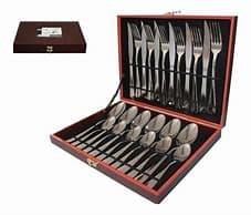 Jogo de Faqueiro Inox Com 42 Peças
