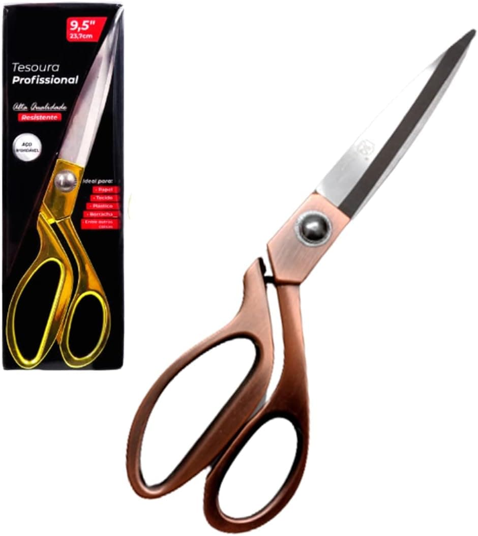 Tesoura profissional Dourada