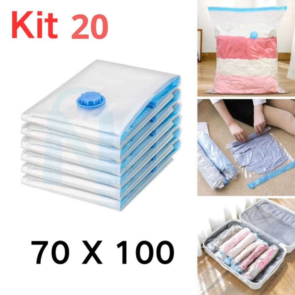 Kit Saco a Vácuo 70x100 CM - 1UN