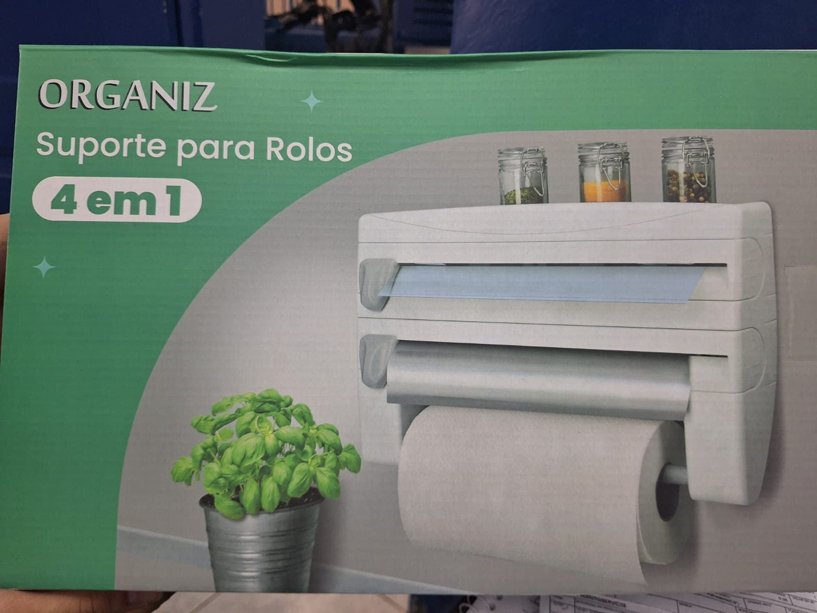 Suporte para rolos 4x1