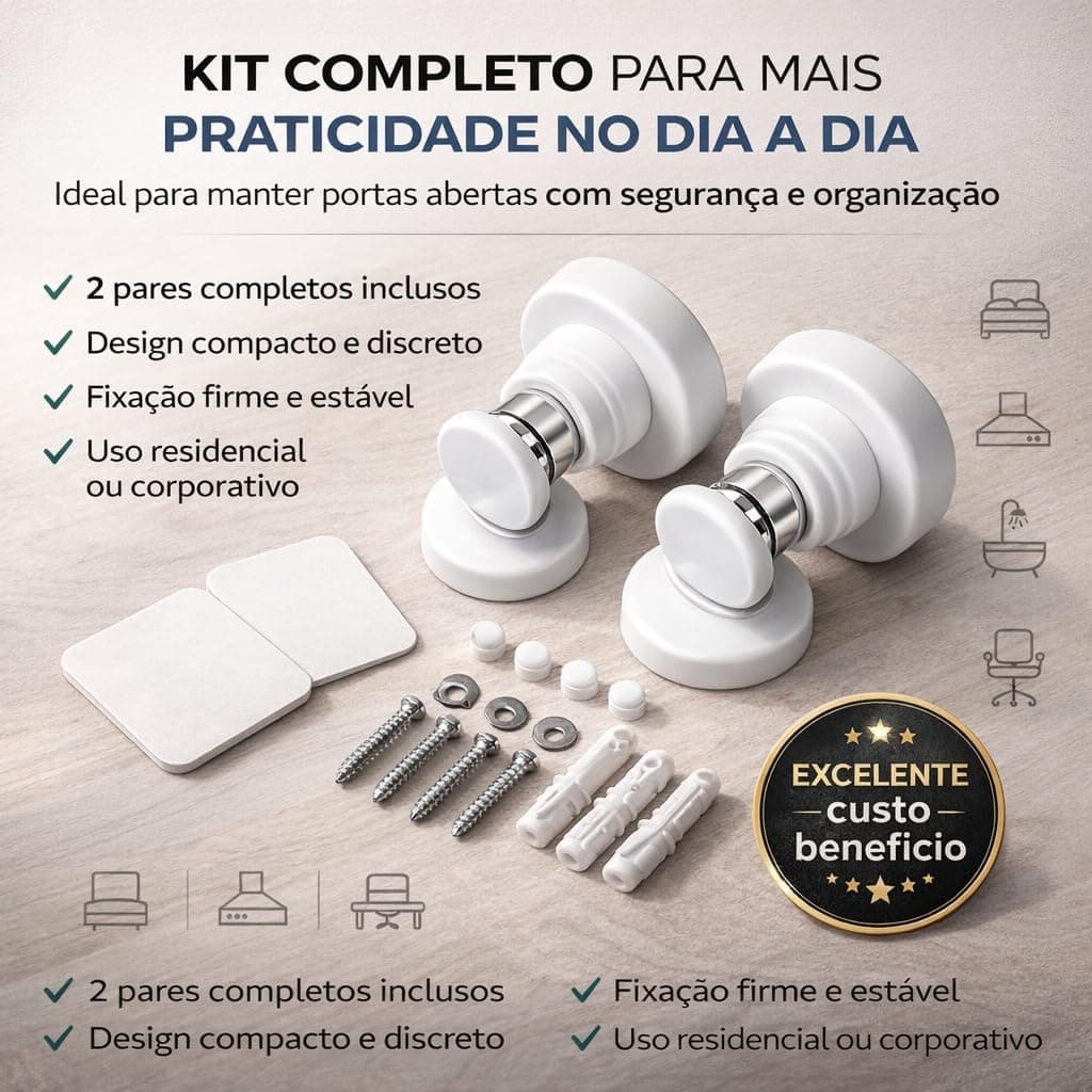 Trava Porta Magnético Premium - 1 UNI