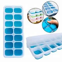 Forma de Gelo Com Tampa 14 Cubos