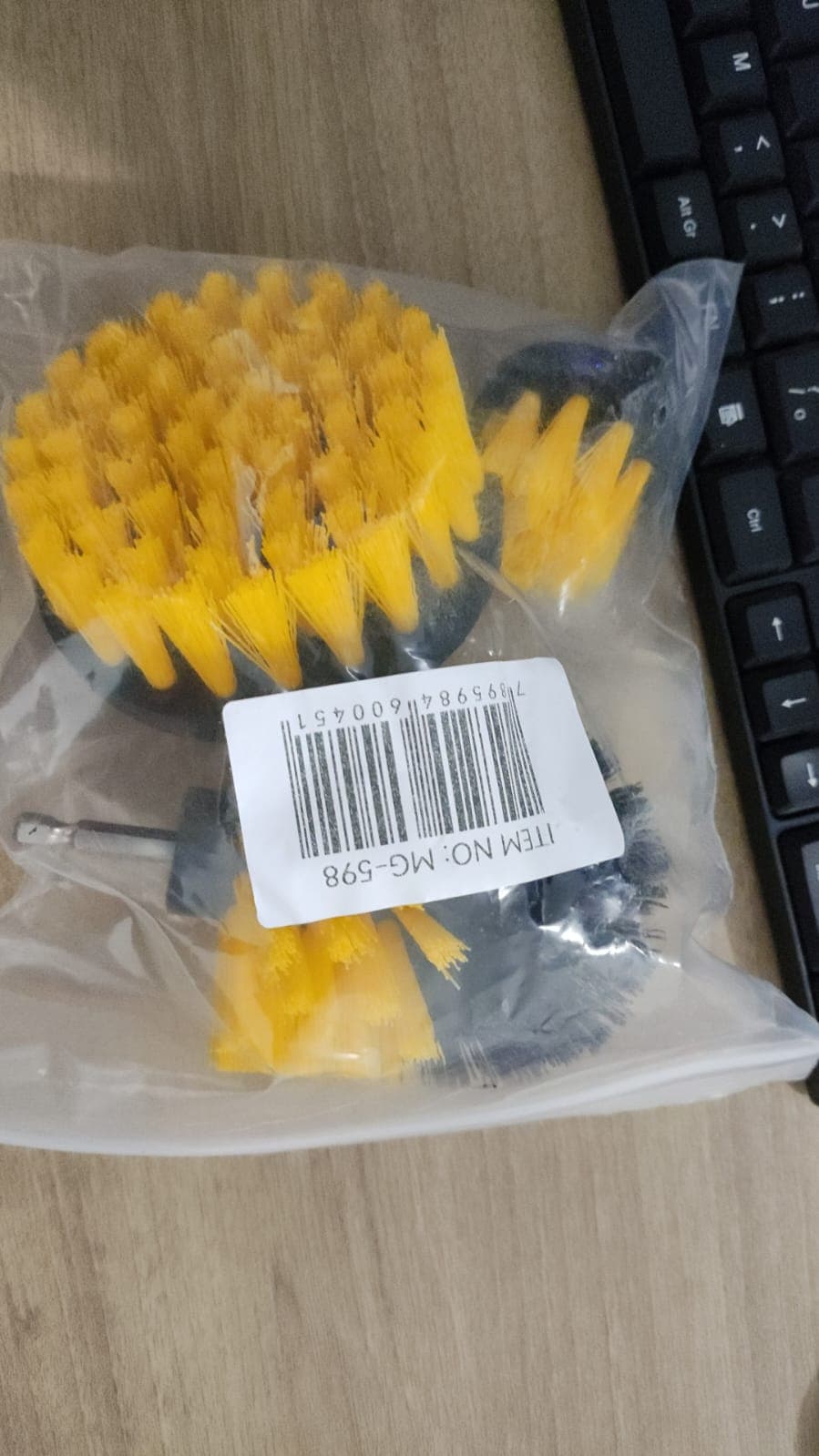 Kit3 Escovas de Limpeza Pesada Para Parafusadeira