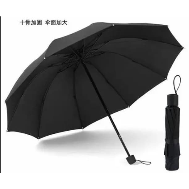 Kit Guarda Chuva Preto Grande