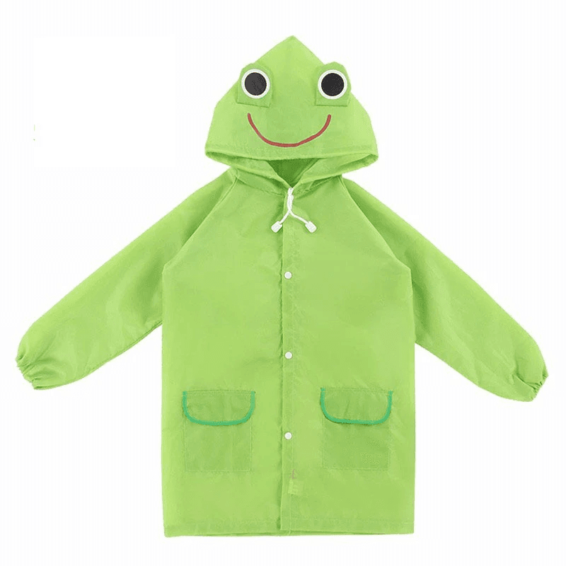Capa De Chuva Infantil Verde - Sapo
