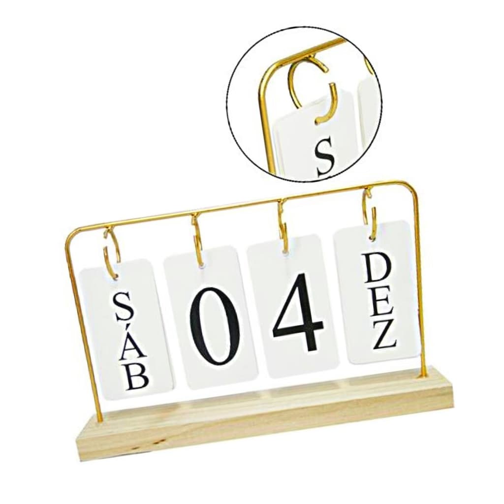 Calendário Decorativo MDF