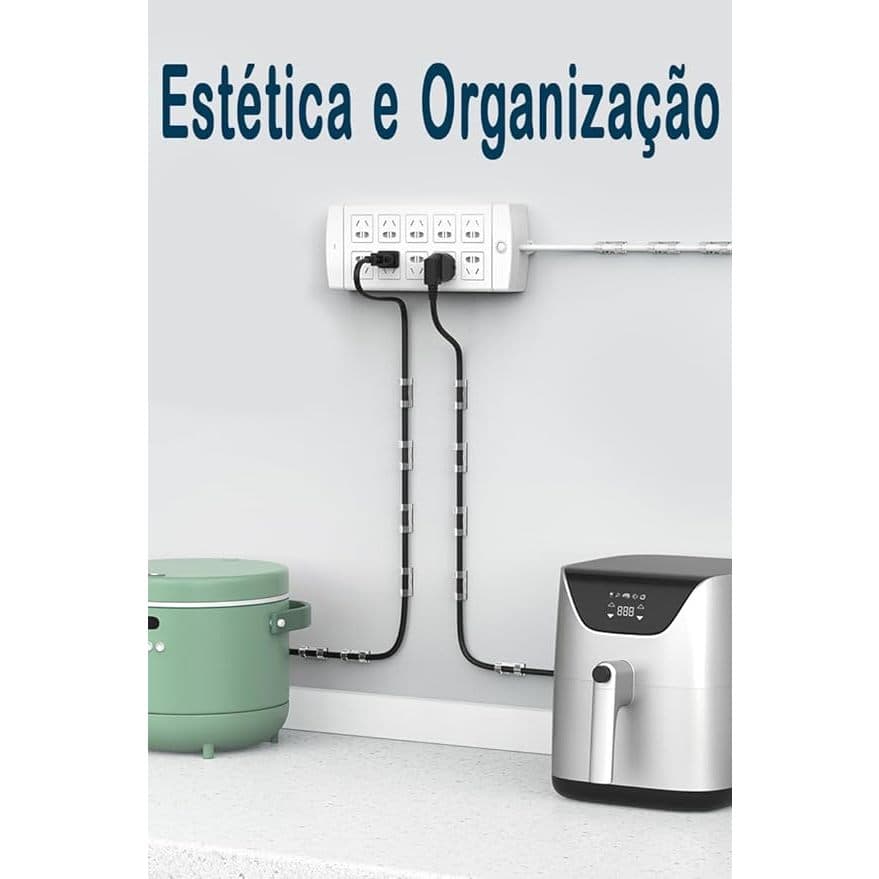 Kit de Organizadores de Fio Adesivo